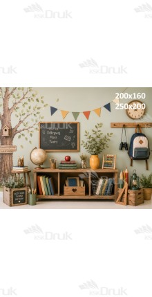 Tło fotograficzne „Leśna Klasa z Drzewem Odkrywców” | 4231